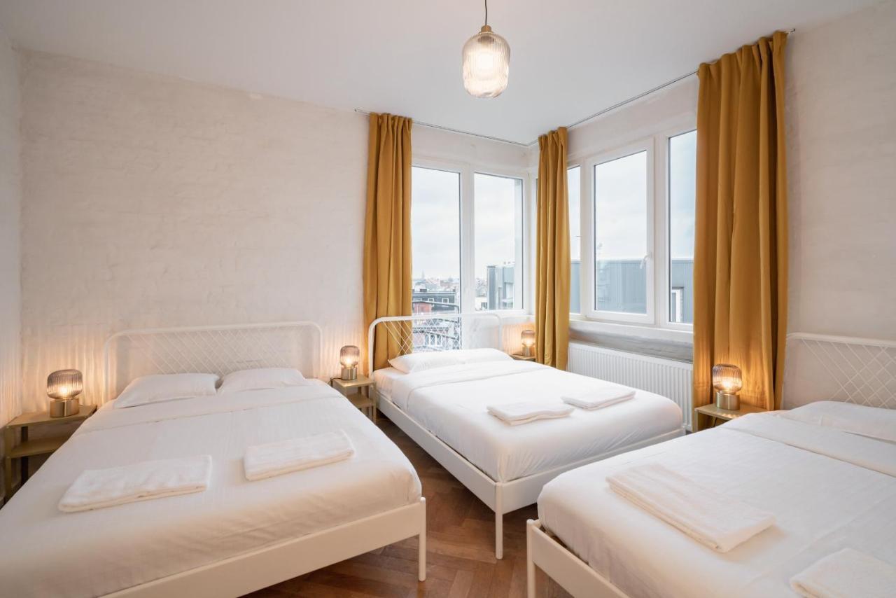 Antwerp City Center Two-Bedroom Apartments Bagian luar foto